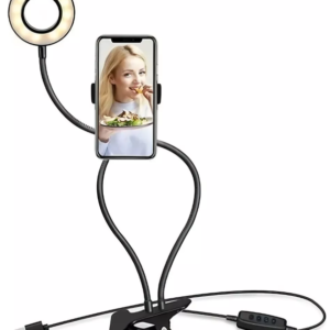 PROFESIONAL LIVE STREAM  (Aro Luz Led-Selfie-Flexible-Soporte Celular )