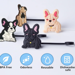 7 FUNDAS DE POPOTE DE SILICONA COMPATIBLES CON VASOS STANLEY