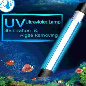 LAMPARA  UV PARA ACUARIO , LUZ ULTRA VIOLETA  SUMERGIBLE, 9W