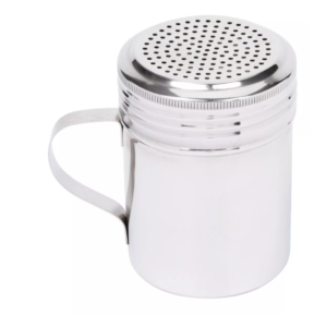SALERO-PIMENTERO EN ACERO INOXIDABLE 10 Oz CON MANIJA