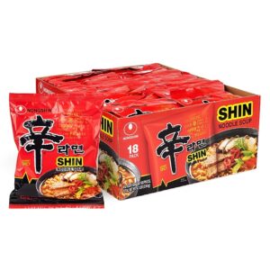 SHIN NOODLES (Sopa de fideos, 4.20 onzas (pack de 18))
