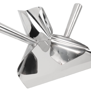 ESPATULA EN ACERO INOXIDABLE DE DOBLE MANGO METALICO