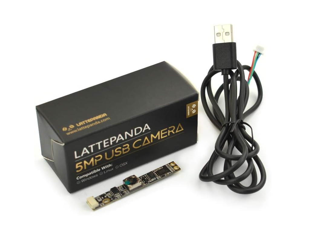 Módulo de cámara USB LattePanda de 5 MP | Compatible con OTG, enfoque automático y corrección automática de poca luz | Plug and Play