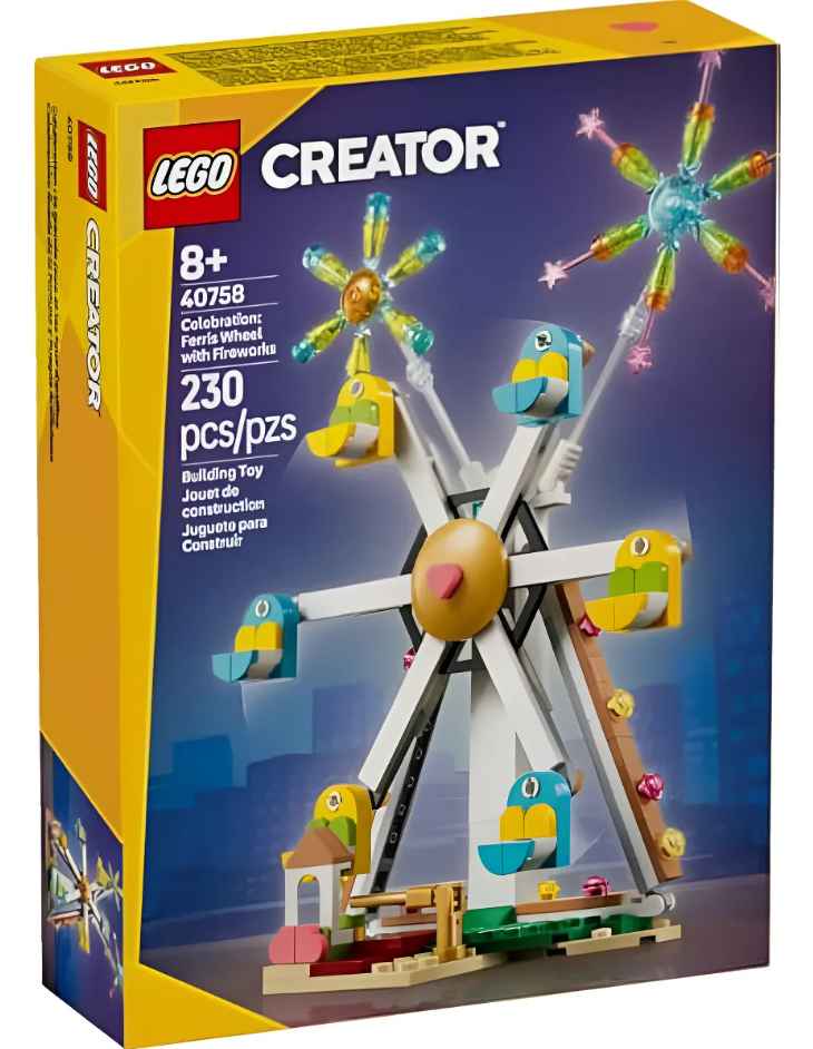 LEGO 40758 Celebración Noria y Fuegos Artificiales | Edición Especial | 230 Piezas